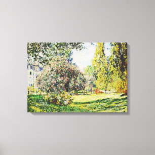 Claude Monet - Parken Monceau Canvastryck