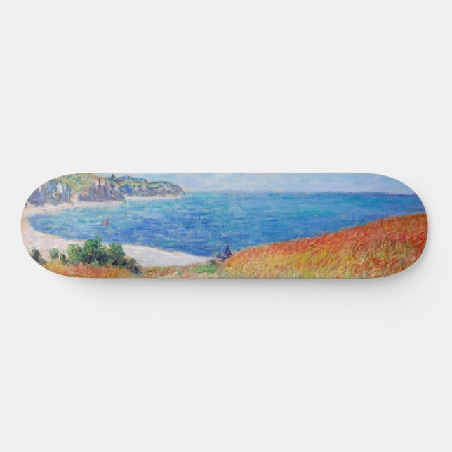 Claude Monet - Path in Wheat Fields at Pourville Mini Skateboard Bräda 18,5 Cm (Horz)