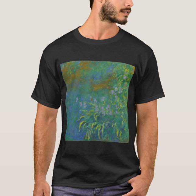 Claude Monet Pierre-Auguste Renoirs Ung flicka bad T Shirt (Framsida)