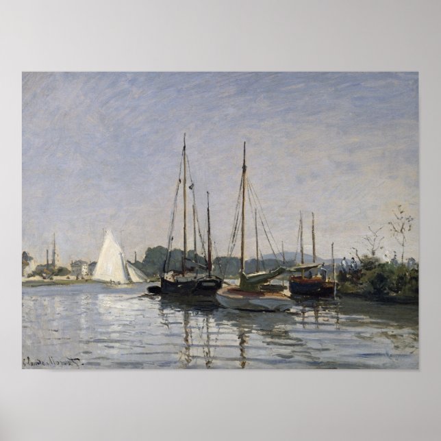 Claude Monet | Pleasure Boats, Argenteuil, c.1872- Poster (Framsidan)