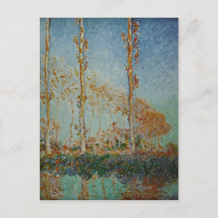 Claude Monet - Poplars Artwork Vykort