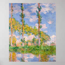 Claude Monet, Poplars i Sol, 1891 Poster