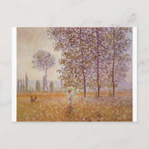 Claude Monet - Poplars i Sol Vykort