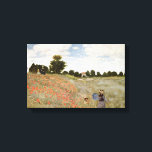 Claude Monet - Poppies Canvastryck<br><div class="desc">Poppies av Claude Monet. Underbar målning med titeln Poppies, gjord av Claude Monet. Claude Monet Claude Monet föddes den 14 november 1840 på femte golv av 45 rue Laffitte, i den nionde arrondissementet Paris. I juni 1861 gått med Monet den första afrikanska ljusavalleriregimen i Algeriet för ett sjuårigt åtagande, men...</div>