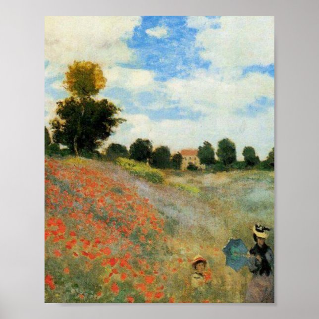 Claude Monet Poppies Poster (Framsidan)