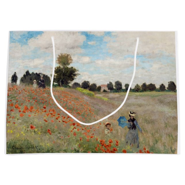 Claude Monet - Poppy Fält (Framsidan)