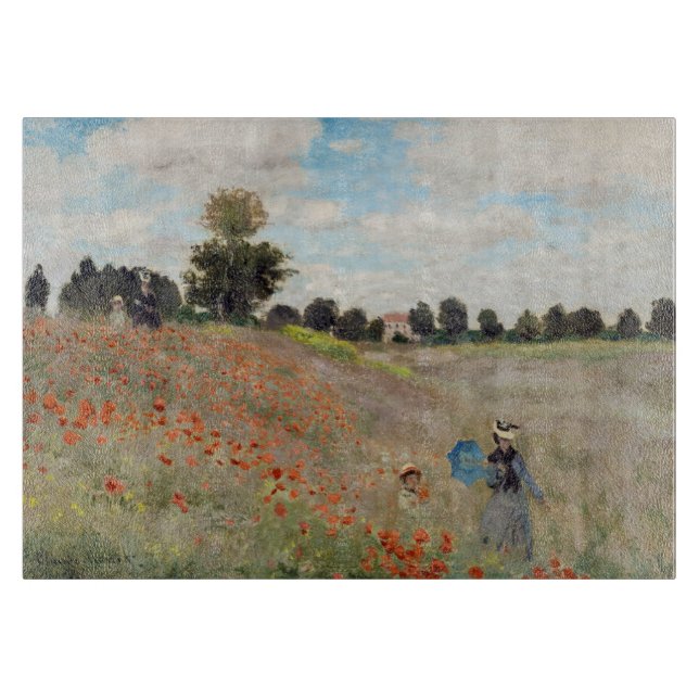 Claude Monet - Poppy Fält (Framsidan)