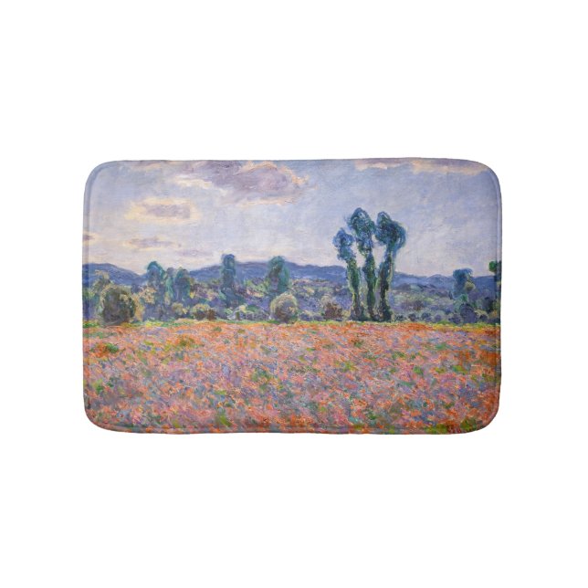 Claude Monet - Poppy Fält 1890 (Giverny) Badrumsmatta (Framsidan)