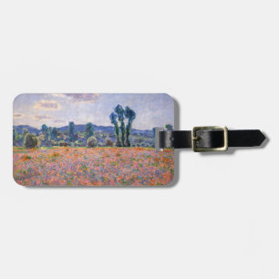 Claude Monet - Poppy Fält 1890 (Giverny) Bagagebricka