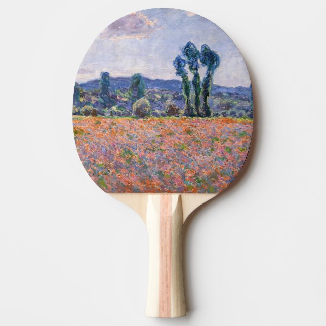 Claude Monet - Poppy Fält 1890 (Giverny) Pingisracket (Framsidan)