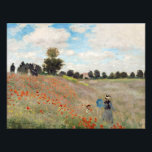 Claude Monet - Poppy Fält Fototryck<br><div class="desc">Poppies i Fält/Vild,  nära Argentina/Les Coquelicots - Claude Monet 1873</div>