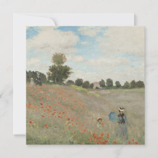 Claude Monet Poppy Fält nära Argenteuil