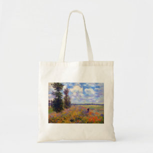 Claude Monet Poppy Fält nära Argenteuil Tygkasse