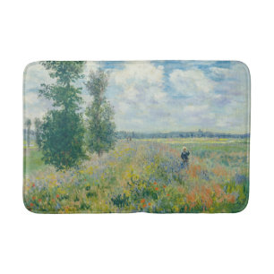 Claude Monet - Poppy Fält nära Argentina (1875) Badrumsmatta
