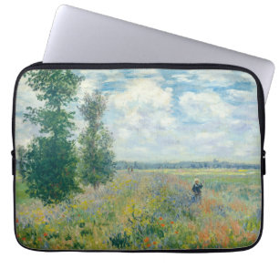 Claude Monet - Poppy Fält nära Argentina (1875) Laptop Fodral