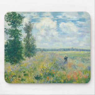 Claude Monet - Poppy Fält nära Argentina (1875) Musmatta