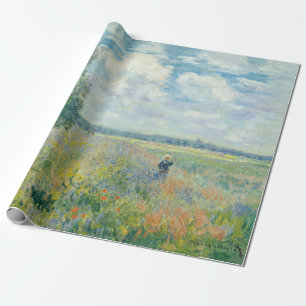 Claude Monet - Poppy Fält nära Argentina (1875) Presentpapper