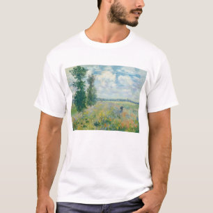 Claude Monet - Poppy Fält nära Argentina (1875) T Shirt