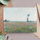 Claude Monet Poppy Fält Painting Art Print Vykort<br><div class="desc">Poppy Fält är ett fantastiskt imponerande mästerverk som visar på en levande och förtjusande vallmo fält i fullt blomning,  med ett överflöd av röda och rosa blommor som sprids över landskapet,  som fångar naturens fantastiska väsen och Monets anmärkningsvärda talang när det gäller att skildra loppstunder av skönhet.</div>