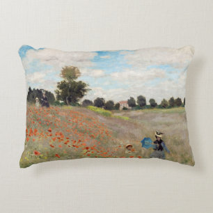 Claude Monet - Poppy Fält Prydnadskudde