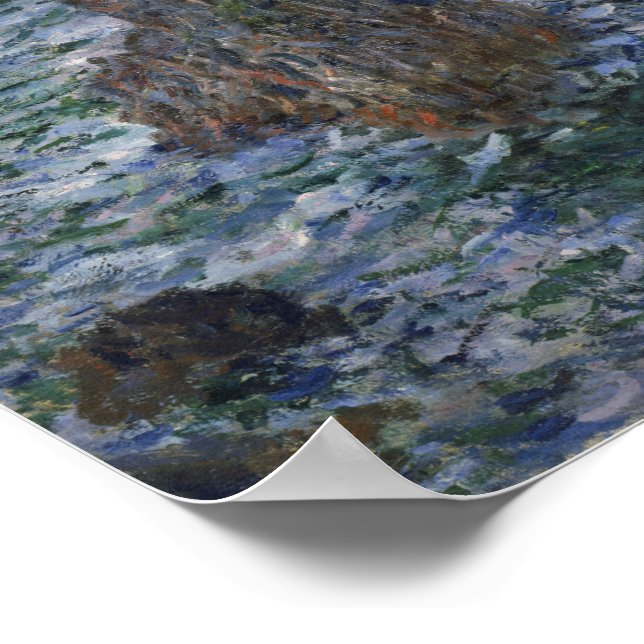 Claude Monet - Port Coton - Pyramids - Pyramides Poster (Hörn)