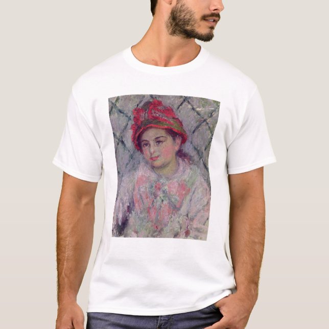 Claude Monet | porträtt av Blanche Hoschede Tee Shirt (Framsida)