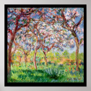 Claude Monet Printemps a Giverny 1903 Poster