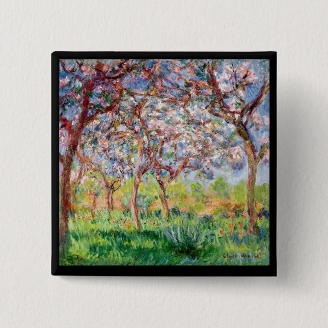 Claude Monet | Printemps en Giverny Knapp (Framsida)