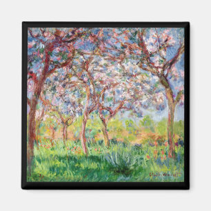 Claude Monet Printemps en Giverny Magnet