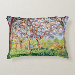 Claude Monet Printemps en Giverny Prydnadskudde