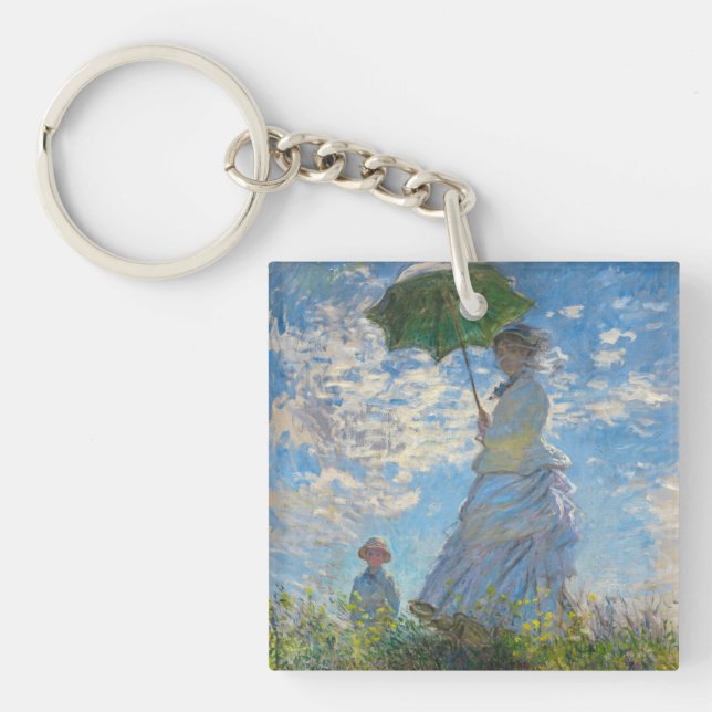 Claude Monet - Promenen, Woman med parasol (Framsidan)