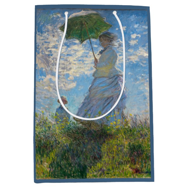 Claude Monet - Promenen, Woman med parasol (Framsidan)
