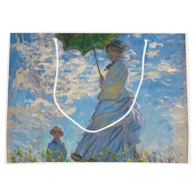 Claude Monet - Promenen, Woman med parasol (Framsidan)