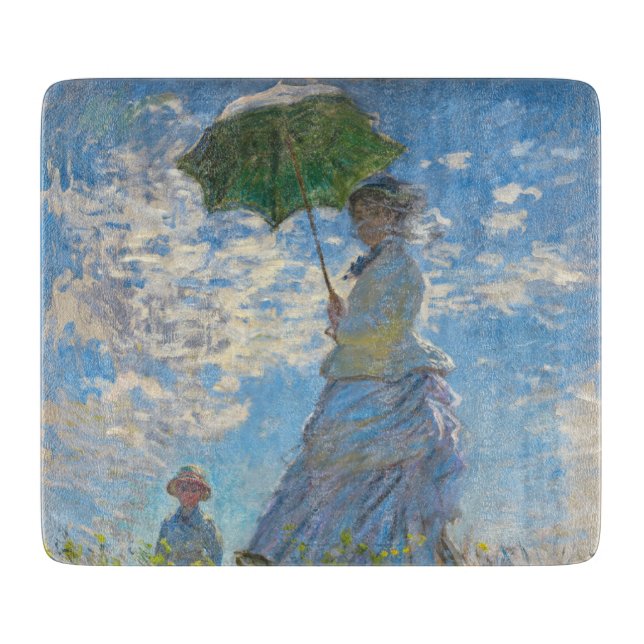 Claude Monet - Promenen, Woman med parasol (Framsidan)