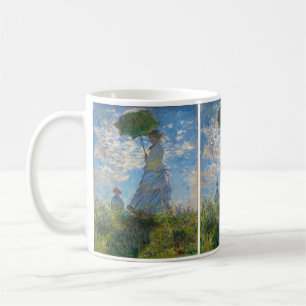 Claude Monet - Promenen, Woman med parasol Kaffemugg