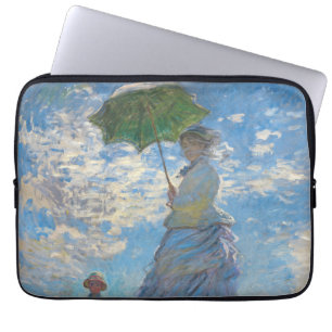 Claude Monet - Promenen, Woman med parasol Laptop Fodral