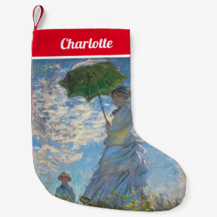 Claude Monet - Promenen, Woman med parasol Liten Julstrumpa