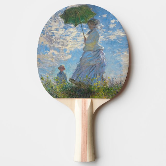 Claude Monet - Promenen, Woman med parasol Pingisracket (Framsidan)