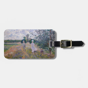 Claude Monet - Promenstranden nära Argentina Bagagebricka