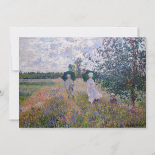 Claude Monet - Promenstranden nära Argentina Inbjudningar