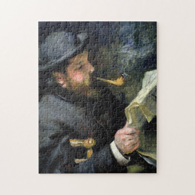 Claude Monet Reading - Pierre Auguste Renoir Pussel (Vertikal)