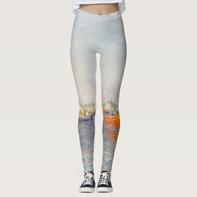 Claude Monet. Red Boats, Argenteuil Leggings (Framsida)