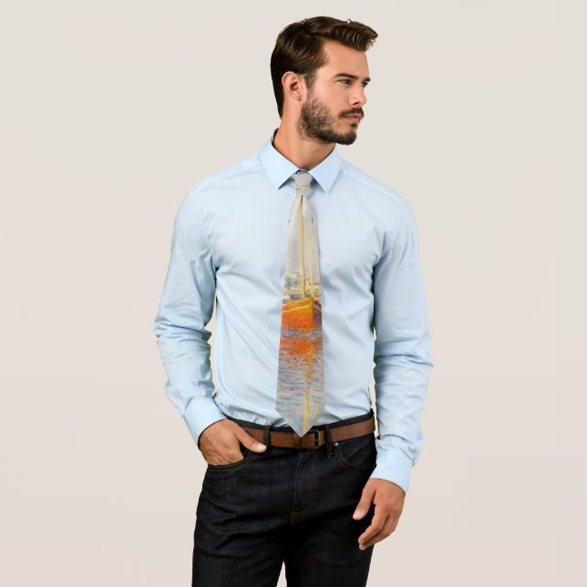 Claude Monet. Red Boats, Argenteuil Slips (In Situ)