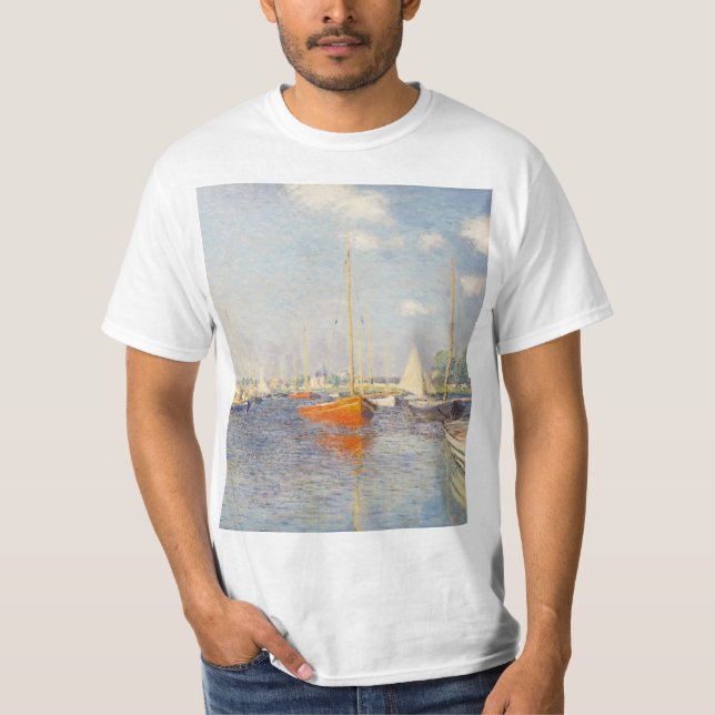 Claude Monet. Red Boats, Argenteuil T Shirt (Framsida)