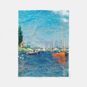 Claude Monet - Red Boats, Argentina Fleecefilt