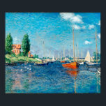 Claude Monet - Red Boats, Argentina Poster<br><div class="desc">Claude Monet - Red Boats,  Argentina (1875)</div>