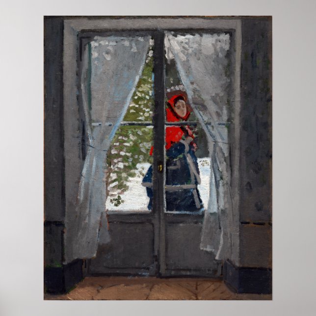 Claude Monet Red KerChief Poster (Framsidan)