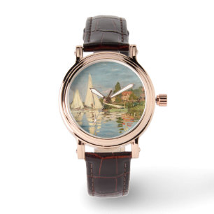 Claude Monet Regatta i Argentina, c.1872 Armbandsur