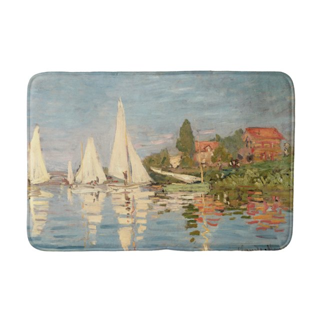 Claude Monet | Regatta i Argentina, c.1872 Badrumsmatta (Framsidan)