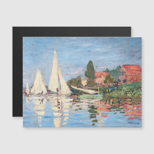 Claude Monet - Regattas Argenteuil Magnetic Card